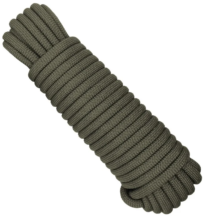01.097410 – A10 EQUIPEMENT Corde EXPÉDITION 15 m x Ø 9 mm vert olive