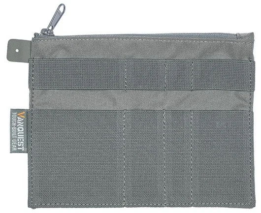 012STADP57WG – VANQUEST STICKY ADMIN POUCH 5X7 WOLF GREY