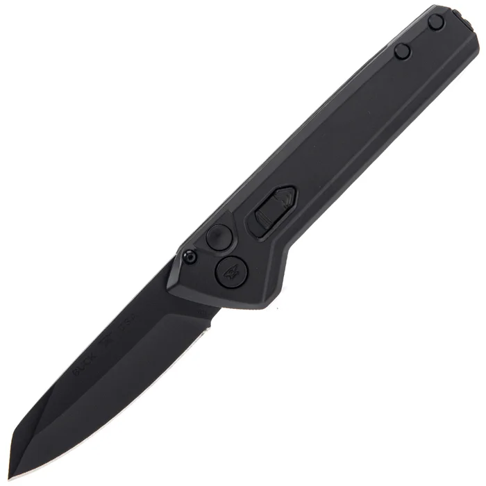 0838BKS1-B – Buck Deploy Wharncliffe Auto Blackout