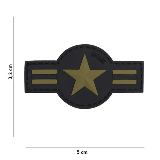 101 INC 3D PVC patch  » Air Force  » green