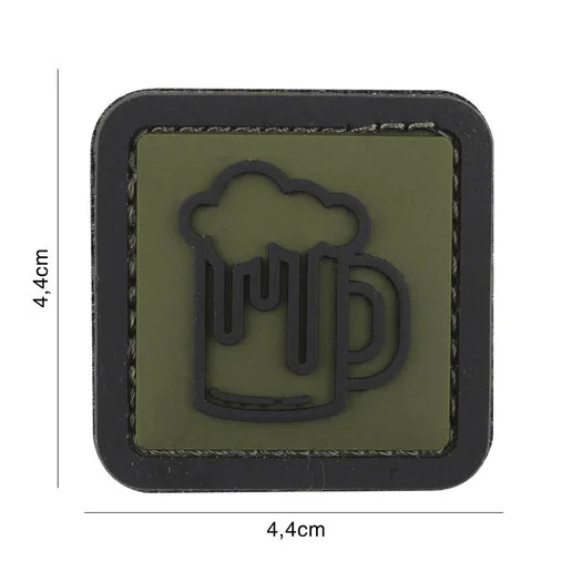 101 INC 3D PVC patch  » Beer  » green