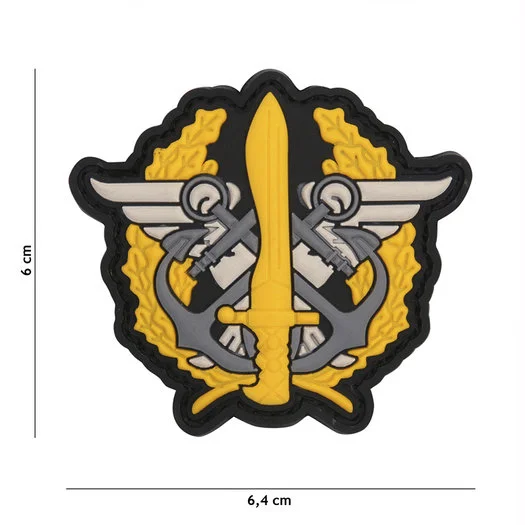 101 INC 3D PVC patch  » Corps Mariniers  » yellow