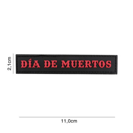 101 INC 3D PVC patch  » Dia de Muertos  » black