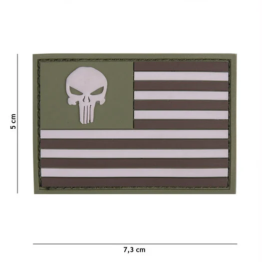 101 INC 3D PVC patch  » Punisher USA « 