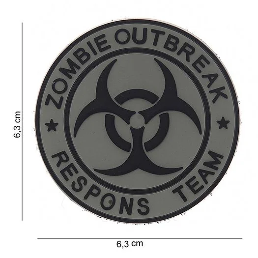 101 INC 3D PVC patch  » Zombie outbreak respons team « 