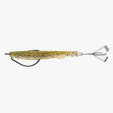 13 Fishing – Bateau à moteur – Hybrid PTE Body Swimbait avec hélice arrière rigide