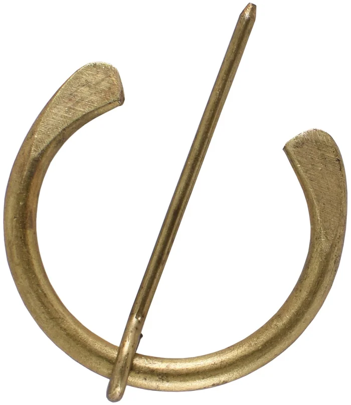 1416007006 – LARP Fibule Annulaire en Laiton Simple
