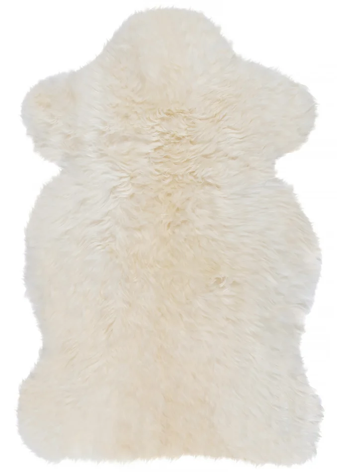 1649000090 – LARP Peau d’agneau, blanc naturel, env. 80 cm Oeko-Tex Standard 100 – Peau de mouton