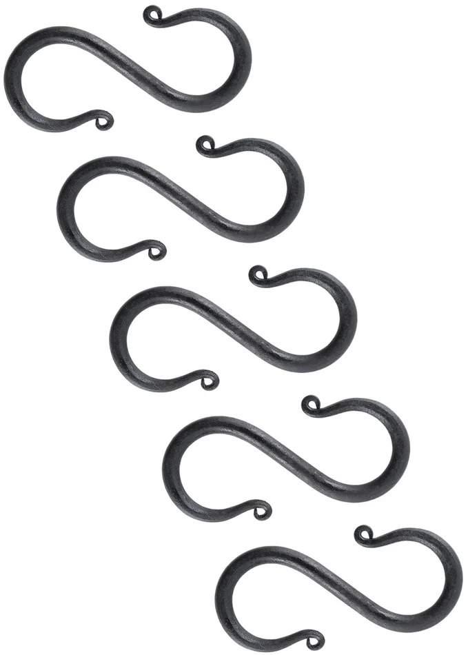 1901010500 – LARP Crochet en S fer forgé 5 pcs