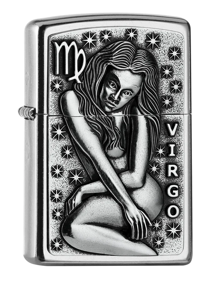 2006499 – ZIPPO Virgo Emblem Vierge Astrologie