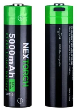 26.041949 – NEXTORCH 21700 3.6V 5000 mAh USB type-C