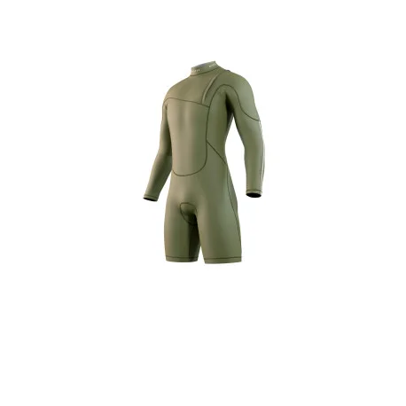 3 mmMystic The One Longarm Shorty 3/2mm Zipfree – Moss 2025