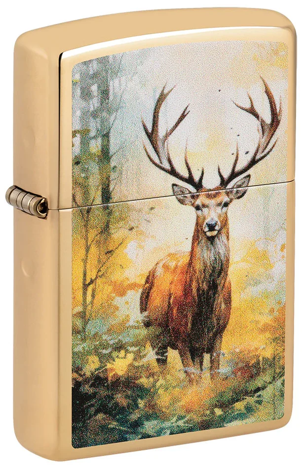 60007254 – ZIPPO Watercolor Deer Design