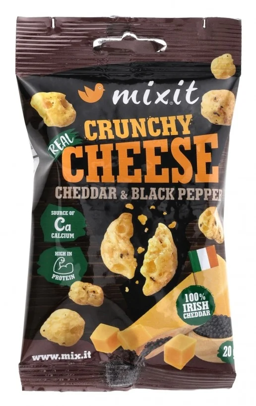 696-055 – MIXIT Cheddar Irlandais croustillant poivré 20 g 8g de protéines