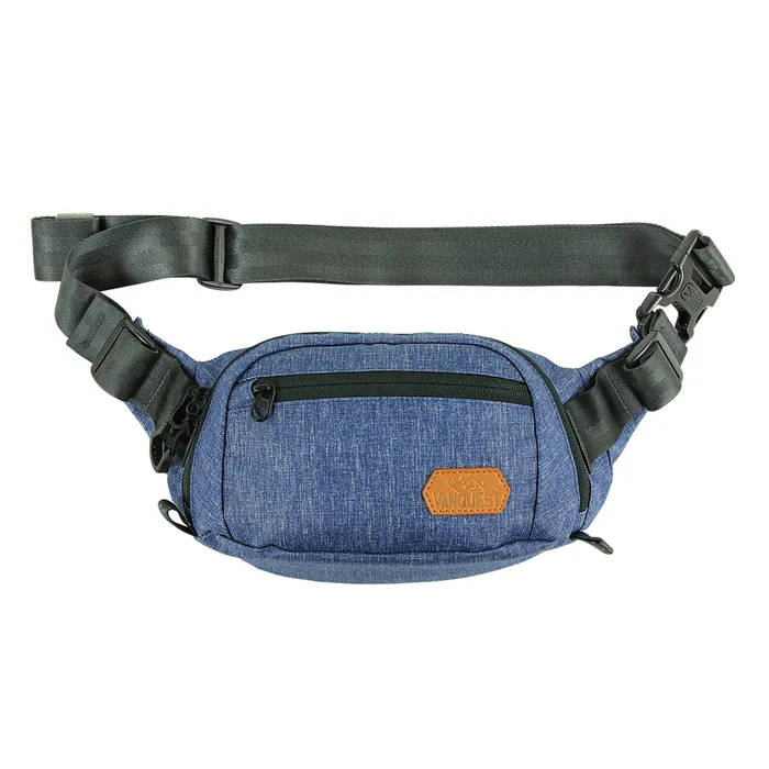 850105MBLU – Vanquest Sac banane Dendrite Small Midnight blue
