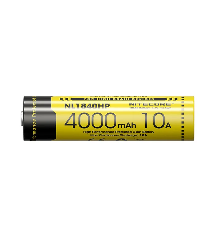 Accu Li-ion 18650 Hautes Performances 10A – Capacité 4000mAh