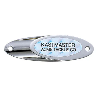 Acme Tackle Kastmaster Spoons – 1/2OZ – Argent avec bande flash argentée