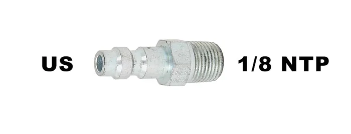 Adaptateur HPA / PCP1/8 NPT male avec connecteur type US