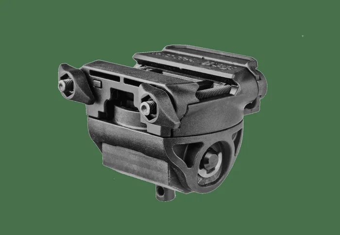 Adaptateur picatinny rotatif et inclinable Fab pour bipied Harris
