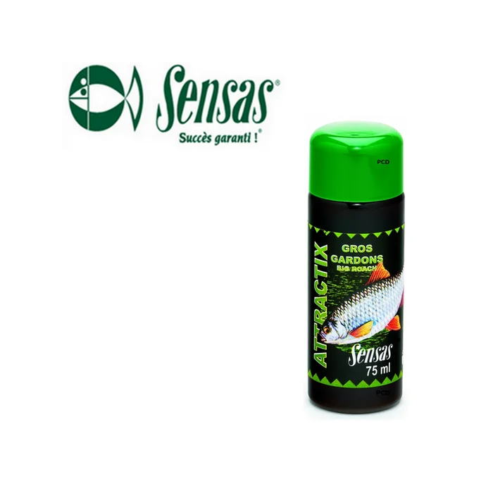 ADDITIF SENSAS ATTRACTIX GROS GARDONS 75ML