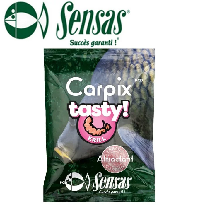 ADDITIF SENSAS CARPIX TASTY KRILL ORANGE 300G