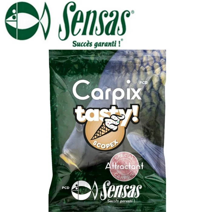 ADDITIF SENSAS CARPIX TASTY SCOPEX JAUNE 300G
