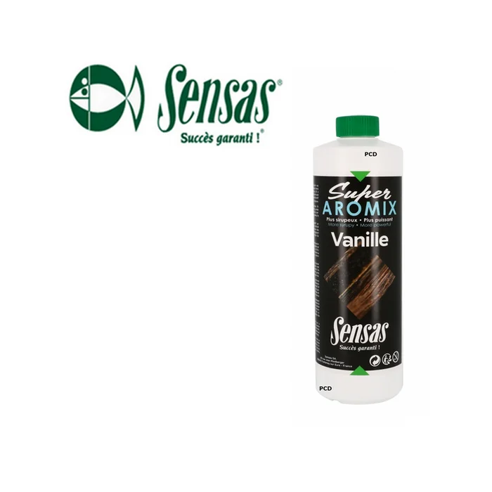 ADDITIF SENSAS SUPER AROMIX VANILLE 500ML