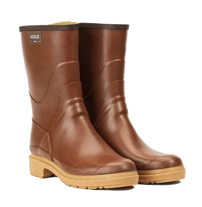 Aigle – Bottillon au chaussant universel Homme Bison 2 Ambre