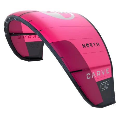 Ailes Kitesurf à BoudinNorth Kiteboarding Carve Kite – Rubine Red 2024