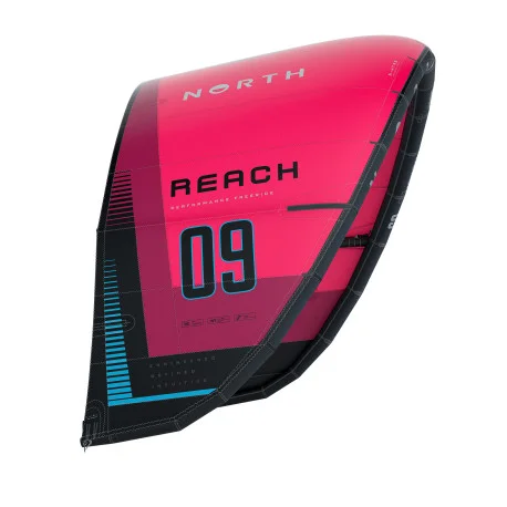 Ailes Kitesurf à BoudinNorth Kiteboarding Reach Kite – red 2025