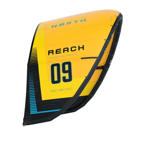 Ailes Kitesurf à BoudinNorth Kiteboarding Reach Kite – yellow 2025