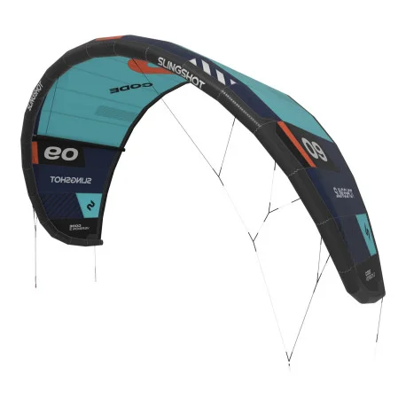 Ailes Kitesurf à BoudinSlingshot CODE V2 Bleu 2025