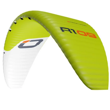 Ailes Kitesurf à CaissonOzone R1 V5- Vert Citron 2025