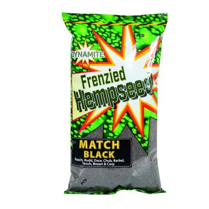 Amorce Dynamite Baits Frenzied Hempseed Match Black Groundbait 1KG
