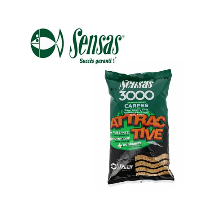 AMORCE SENSAS 3000 ATTRACTIVE CARPE 1KG