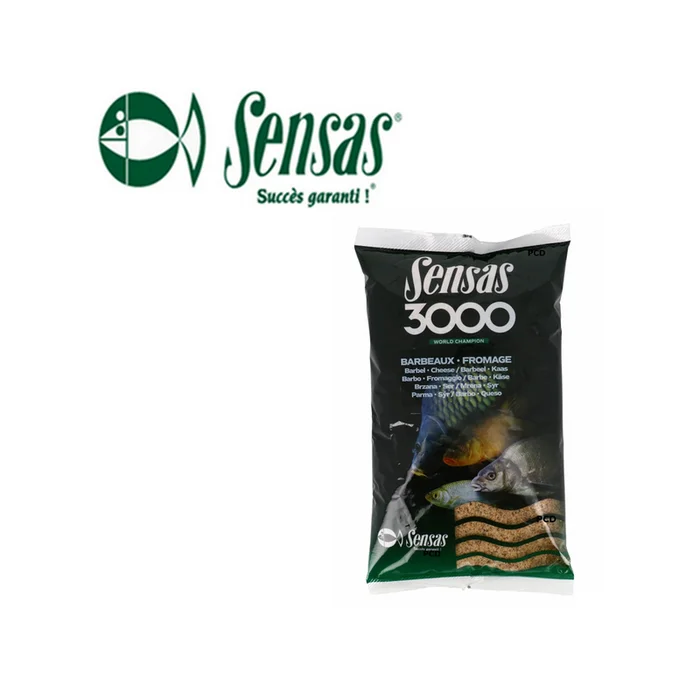 AMORCE SENSAS 3000 BARBEAU FROMAGE 1KG