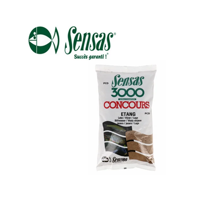 AMORCE SENSAS 3000 CONCOURS ETANG 1KG