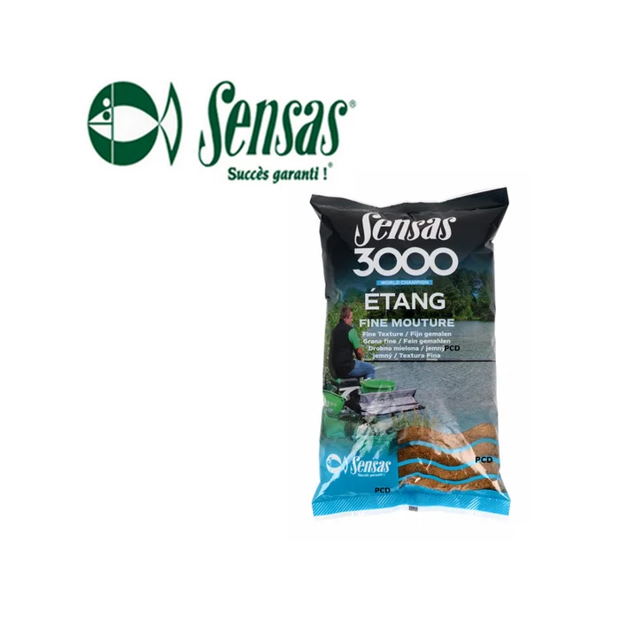 AMORCE SENSAS 3000 ETANG FINE MOUTURE 1KG