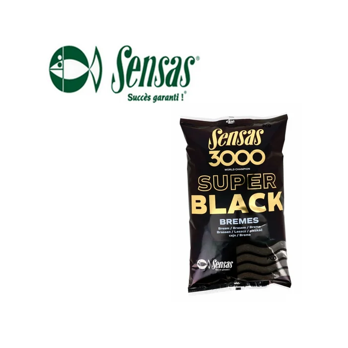 AMORCE SENSAS 3000 SUPER BLACK BREMES 1KG