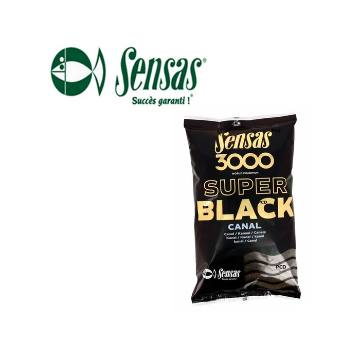 AMORCE SENSAS 3000 SUPER BLACK CANAL 1KG