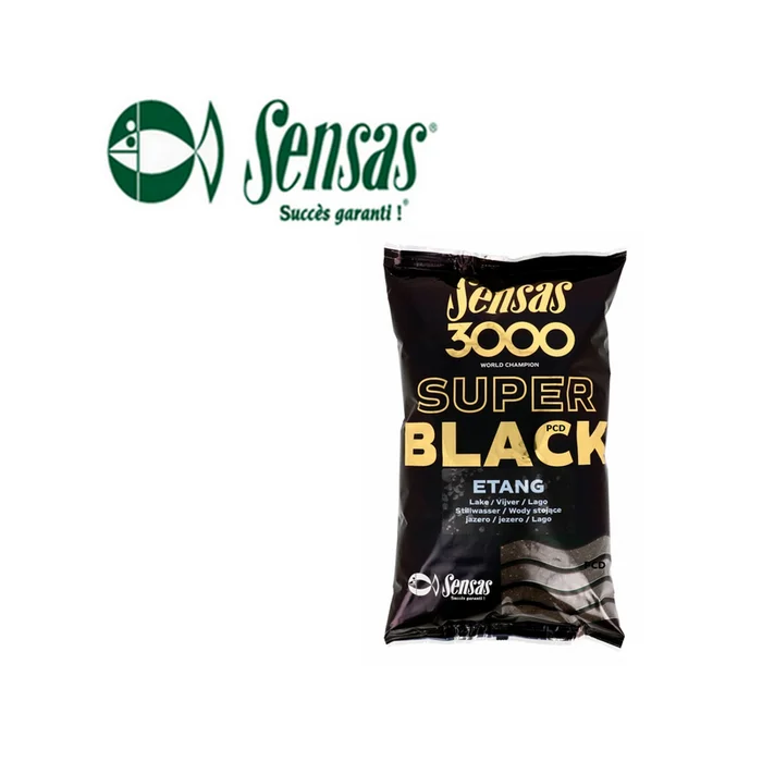 AMORCE SENSAS 3000 SUPER BLACK ETANG 1KG