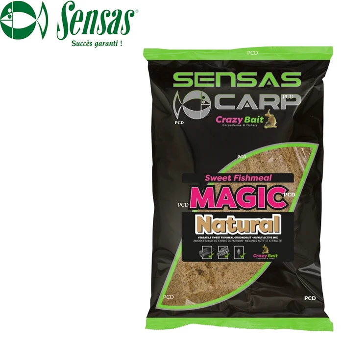 AMORCE SENSAS BIG BAG GROUNDBAIT SWEET FISHMEAL MAGIC NATURAL 2KG