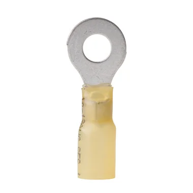 Ancor 12-10 1/4 Cosse à Anneau Rétractable Jaune Paquet de 100