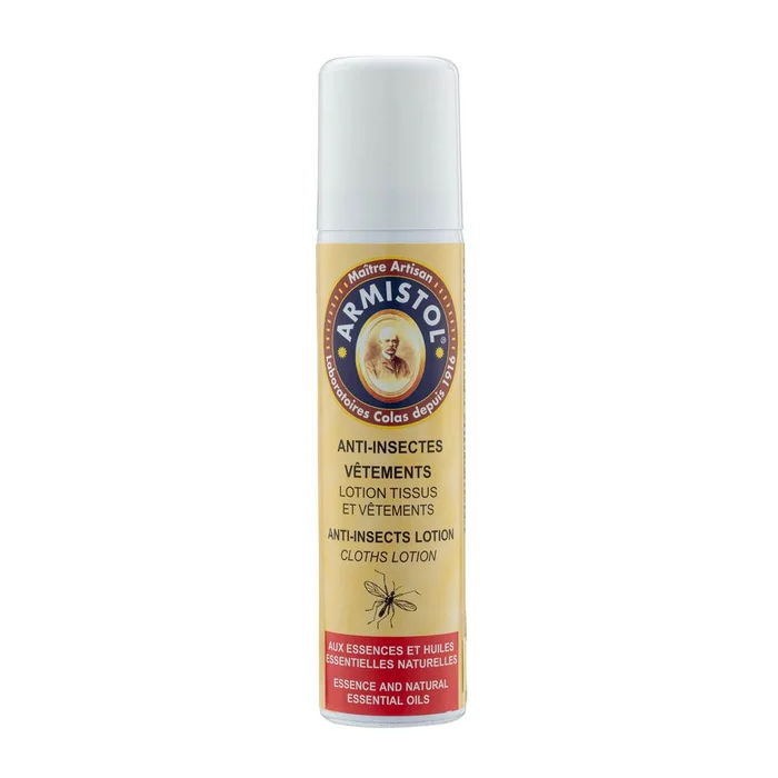 Anti-insectes Armistol pour Vêtements – Huiles Essentielles – Répulsif Vaporisateur 110 ml – Protection Naturelle Efficace