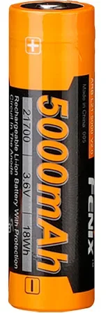 ARBL21-5000U – FENIX ARB-L21-5000 v2.0 Accumulateur 21700, 3.6V, 18Wh