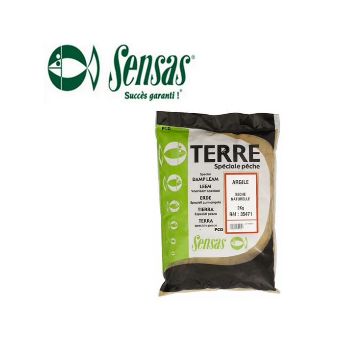 ARGILE SENSAS SECHE NATURELLE 2KG