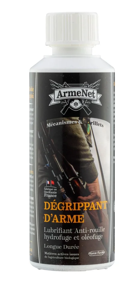 Armenet Dégrippant d’arme (flacon de 250 Ml)