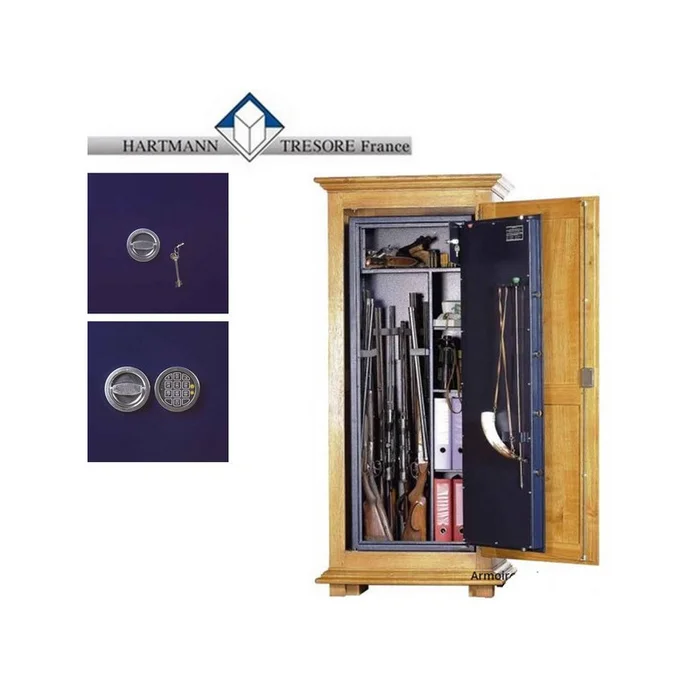 ARMOIRE FORTE WT 314 10 ARMES HARTMANN TRESORE