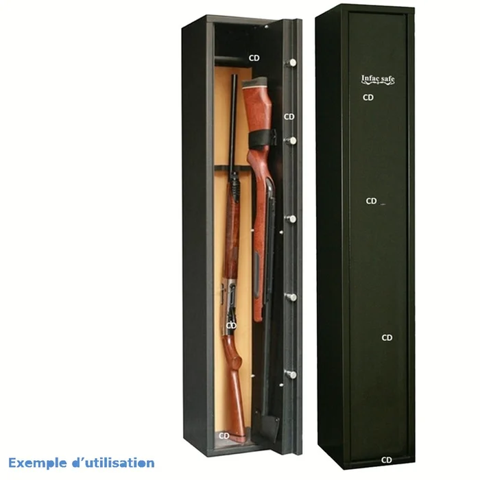 Armoire Infac Sentinel 5 Armes + Etagère