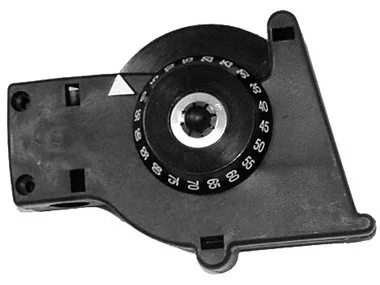 Assemblage de tête pivotante Cannon Downrigger avec compteur – 3774001